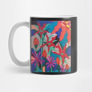 Bohemian Floral Garden Print Mug